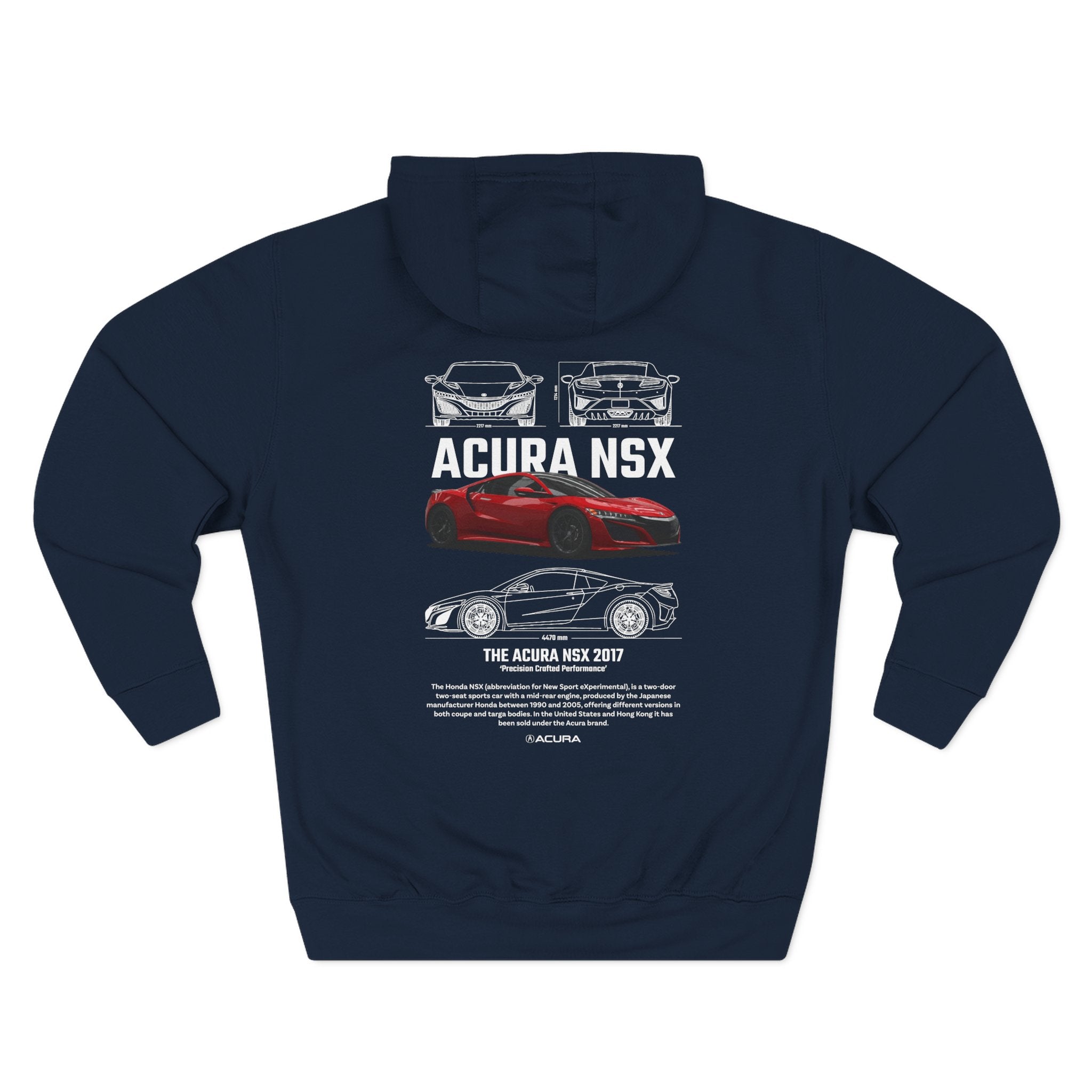 Acura NSX Sports Car Hoodie
