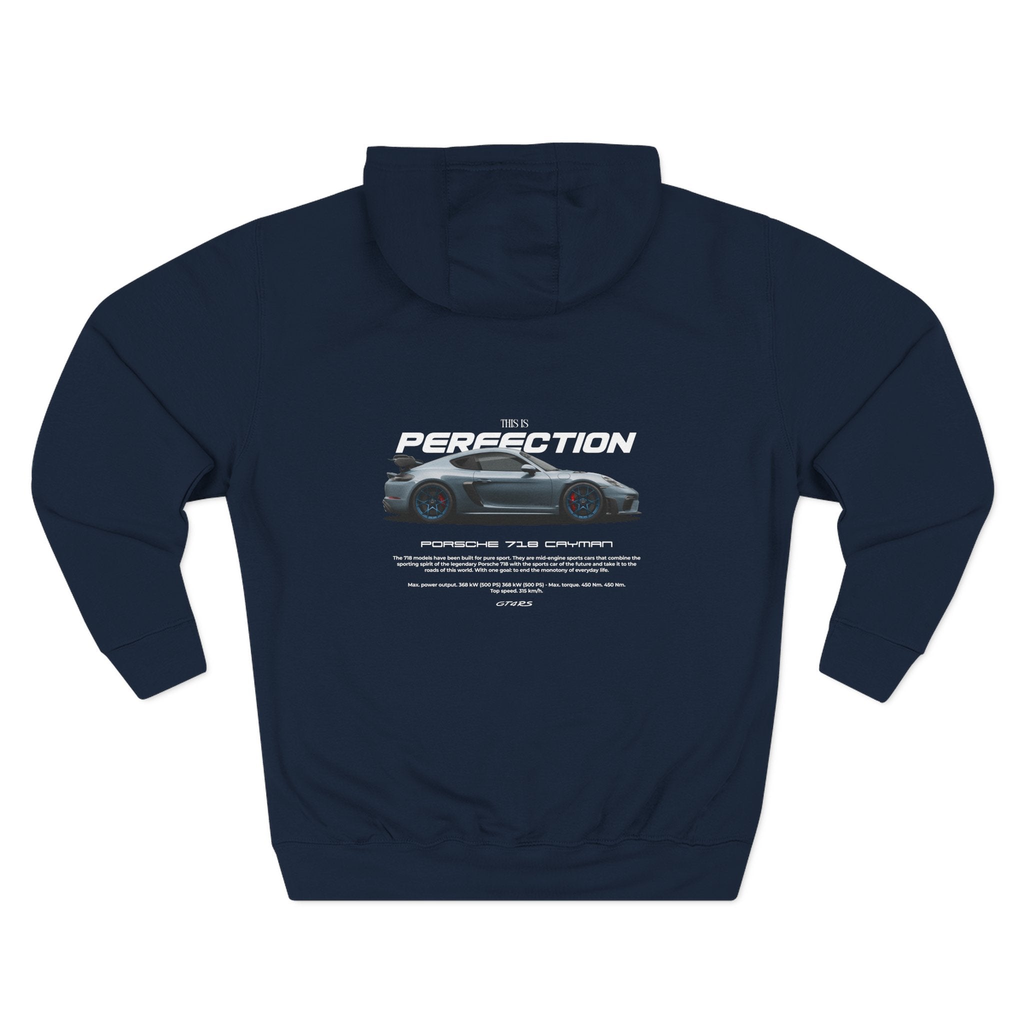 Performance Sports Car Hoodie — "Perfection" Graphic Fleece Hoodie