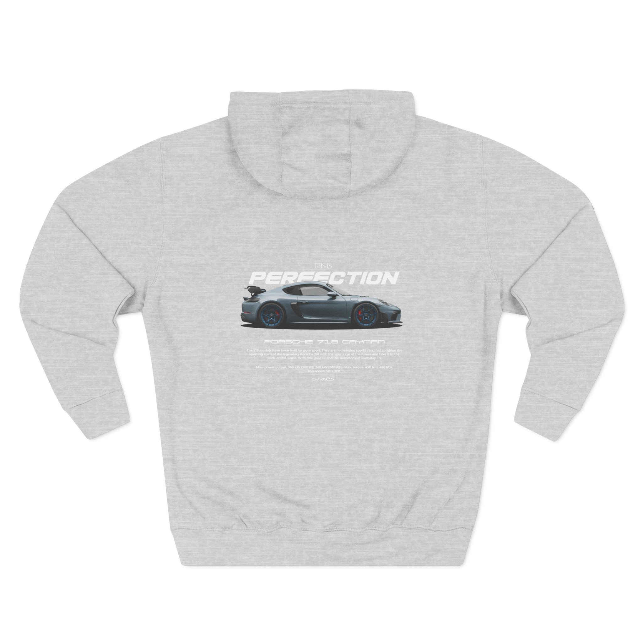 Performance Sports Car Hoodie — "Perfection" Graphic Fleece Hoodie