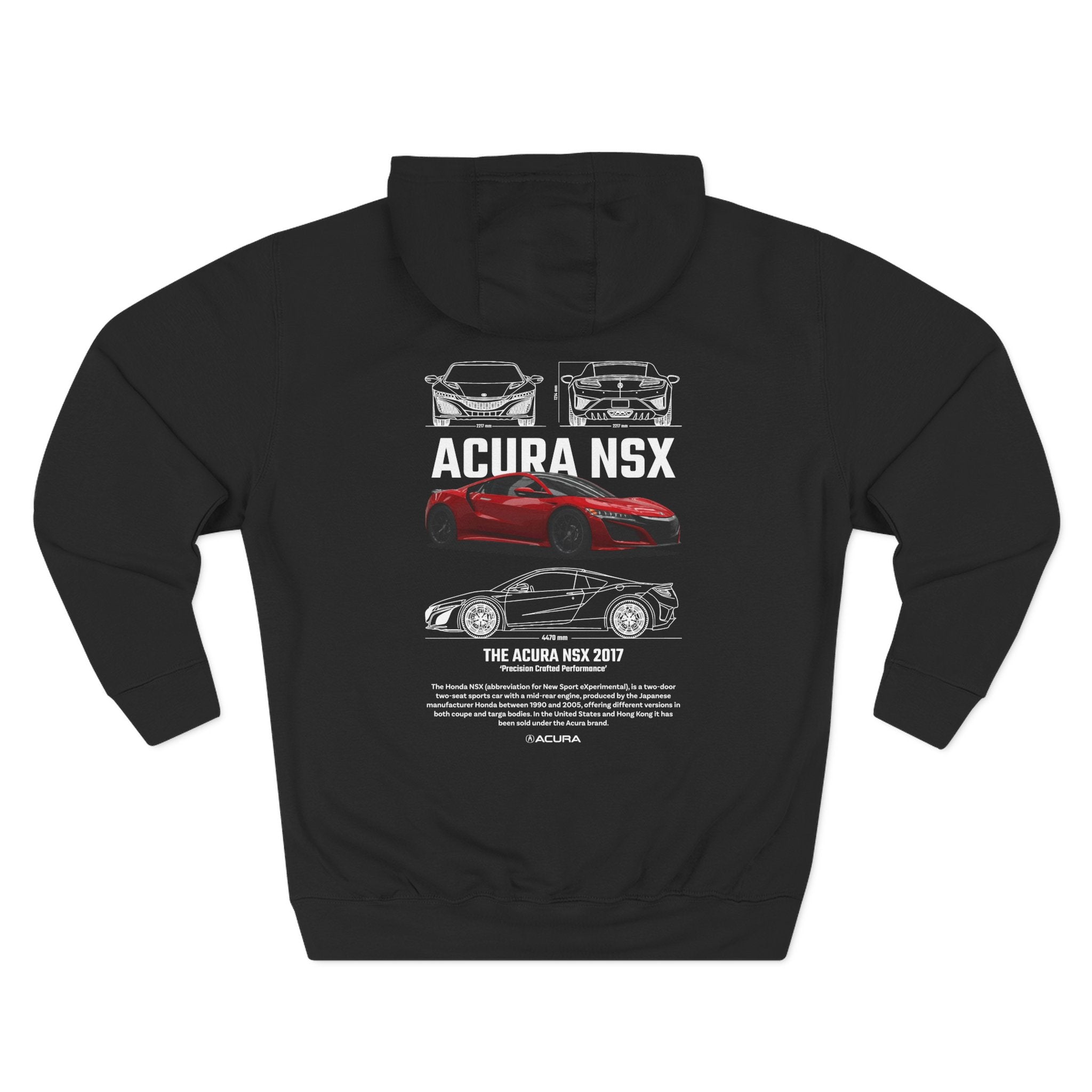 Acura NSX Sports Car Hoodie