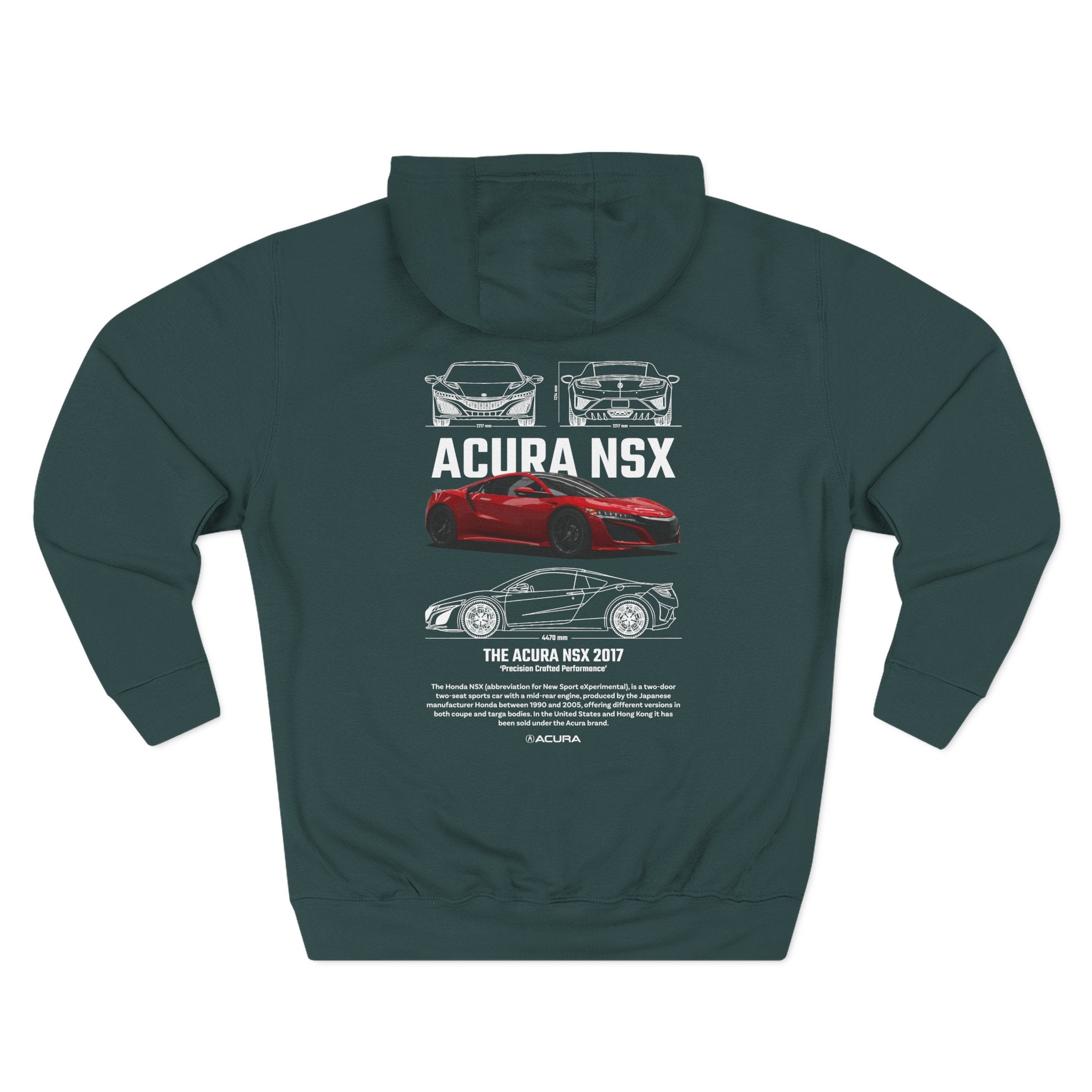 Acura NSX Sports Car Hoodie