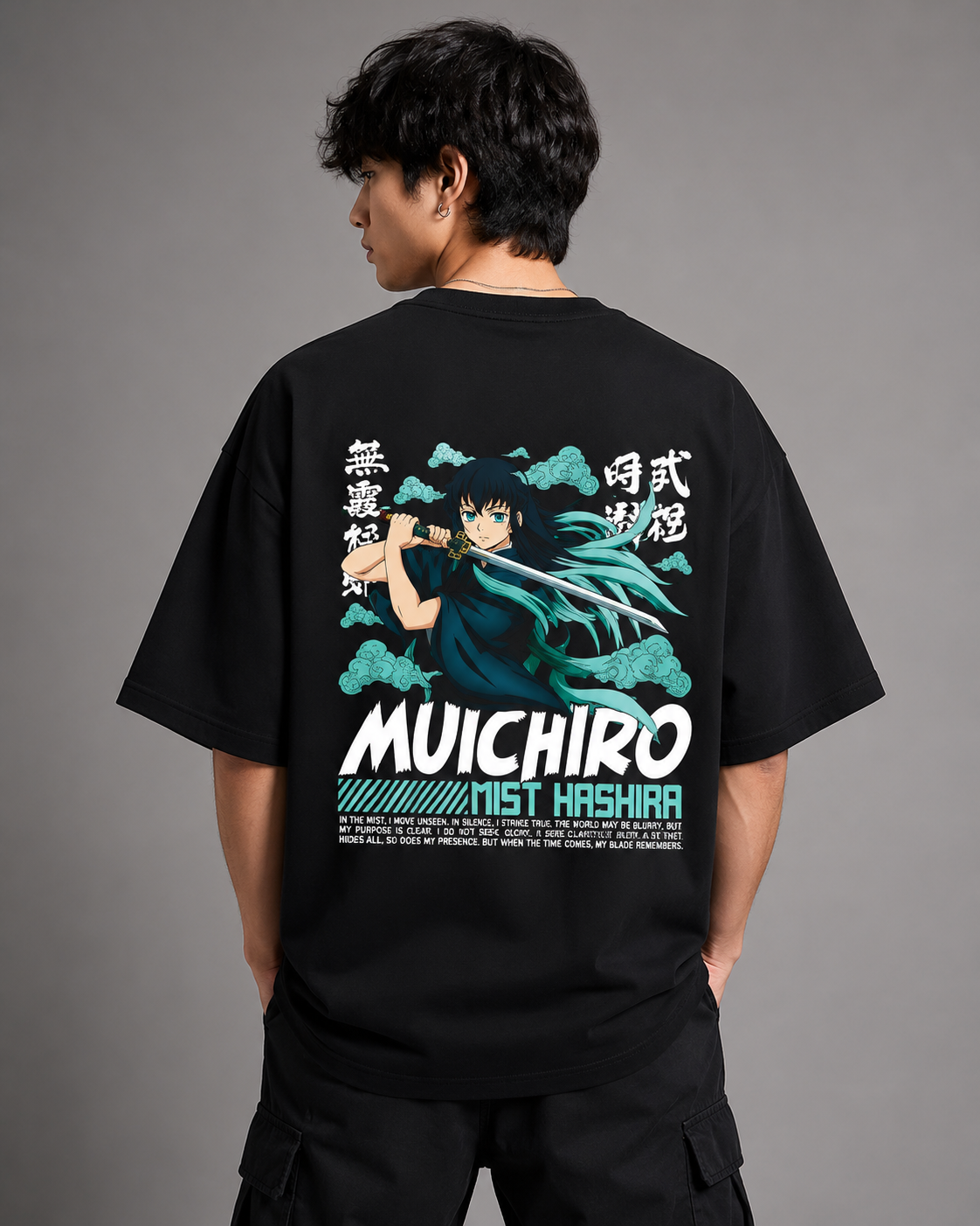 Muichiro Tokito Mist Hashira Oversized T-Shirt